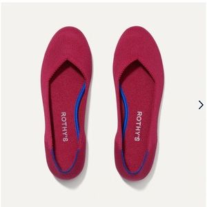 Rothy’s red flats